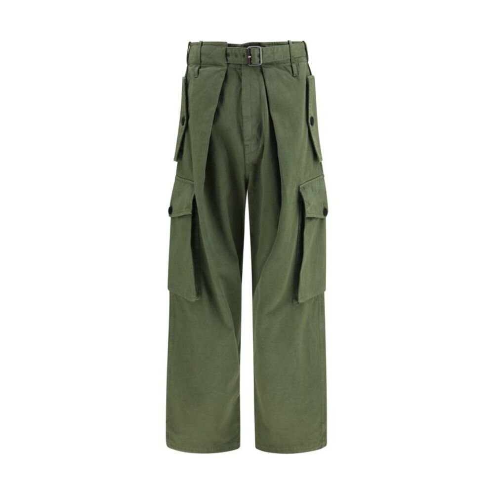 Loewe Men Cotton Cargo Pants